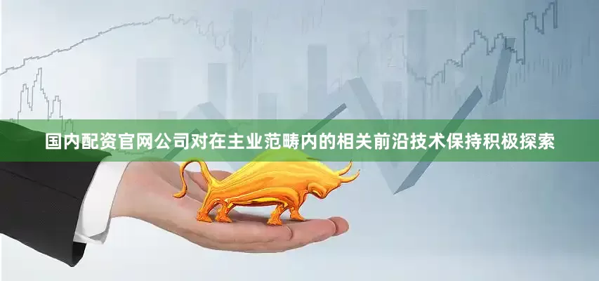 国内配资官网公司对在主业范畴内的相关前沿技术保持积极探索